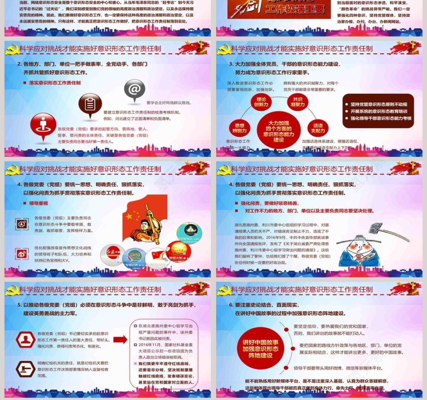 中应对挑战中实施好意识形态工作责任制第7张