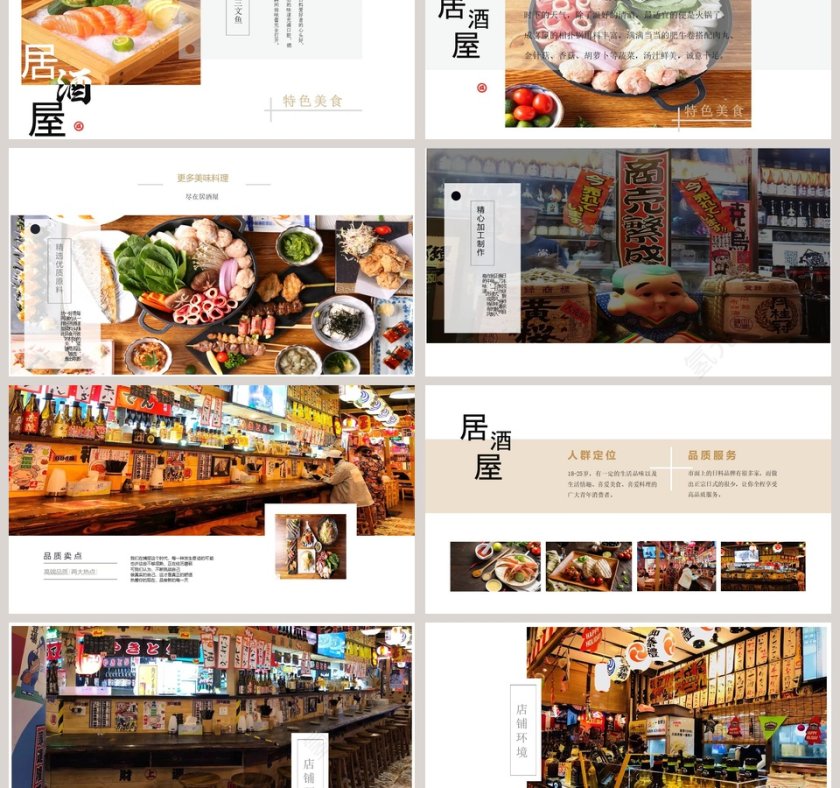居酒屋主题日本印象旅游PPT第3张