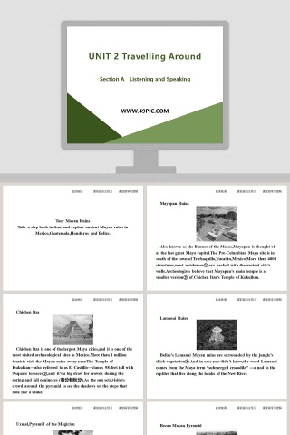 UNIT 2 Travelling Around-Section A教学ppt课件