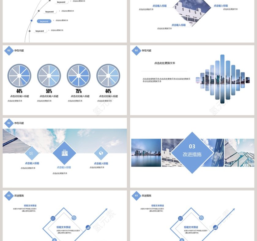 201X 年度工作总结 PPT第3张