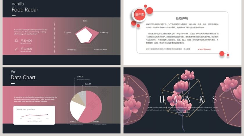 植物系文艺范PPT 第5张