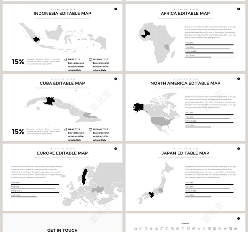 简约欧美商业计划书PPT第11张