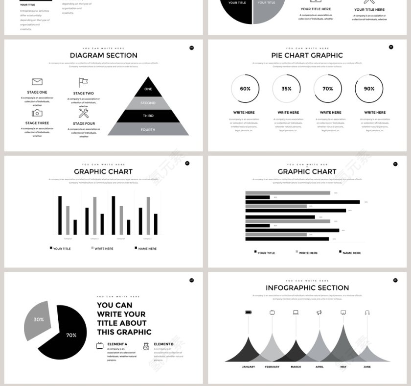 简约欧美商业计划书PPT第7张