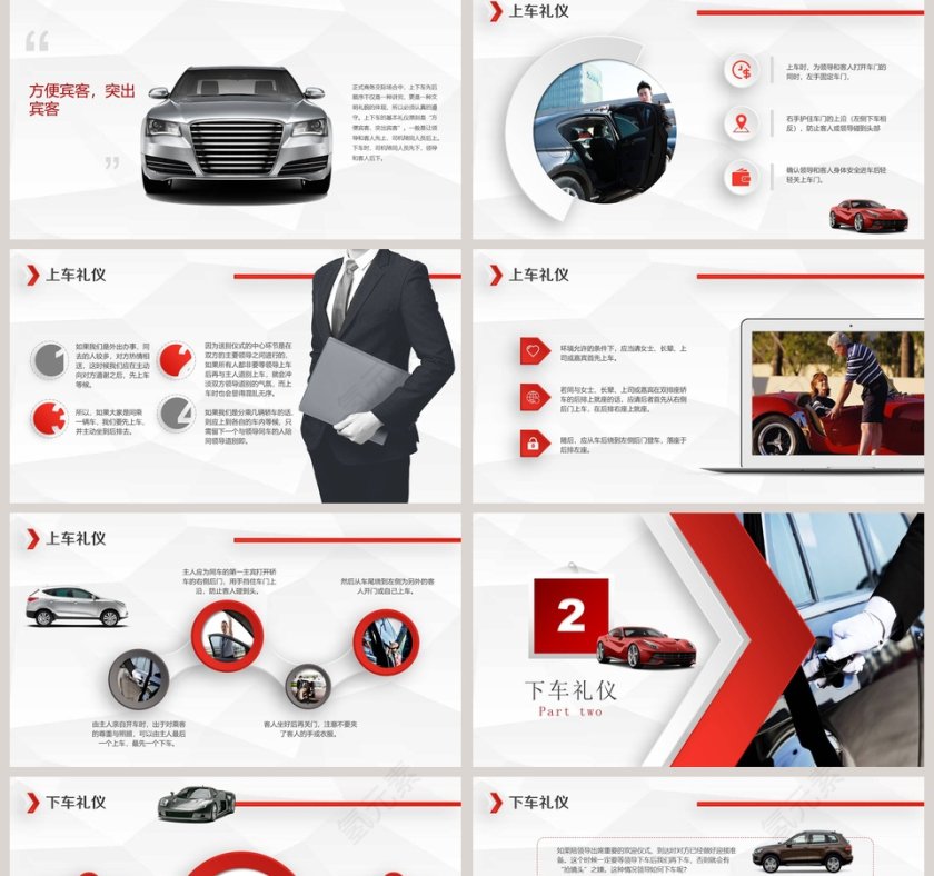 商务礼仪培训之商务乘车ppt第2张