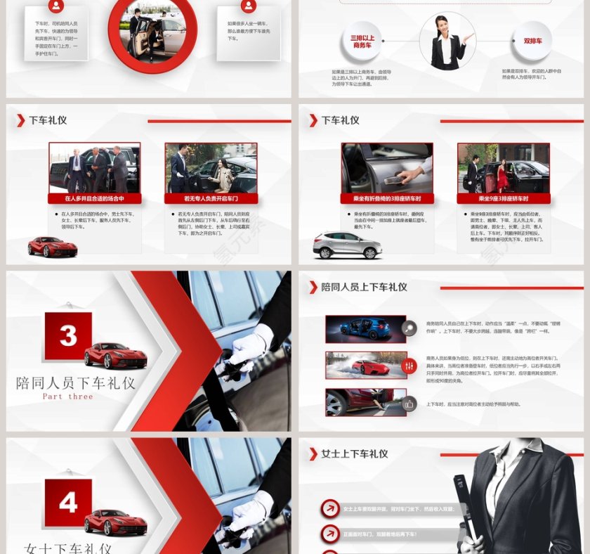商务礼仪培训之商务乘车ppt第3张