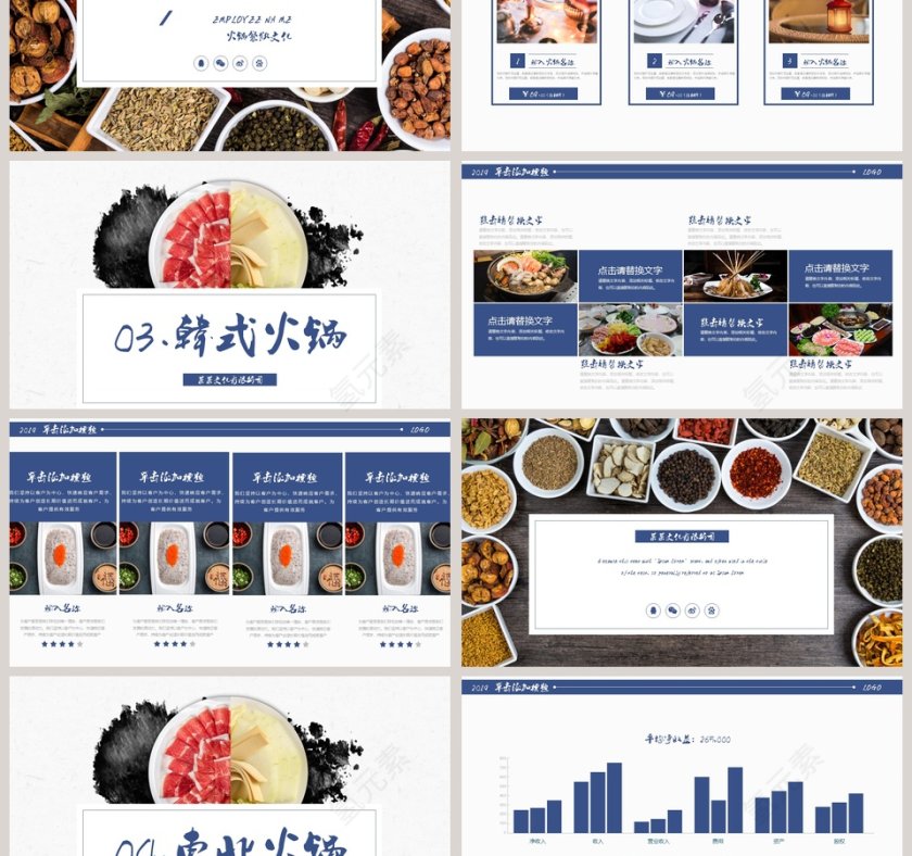 火锅美食介绍年夜饭模板介绍ppt第3张