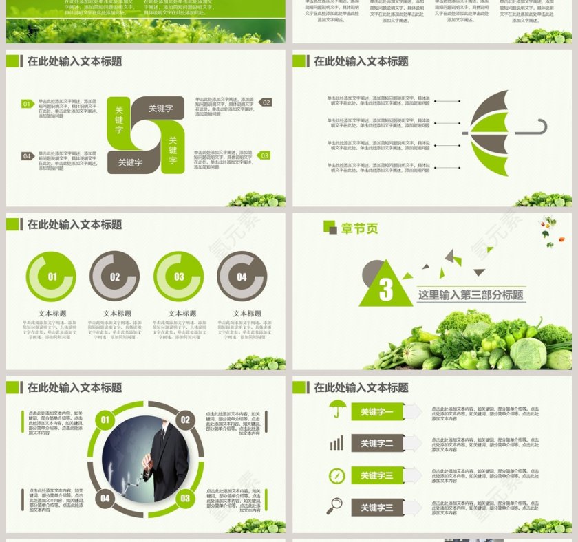 蔬菜果蔬农产品PPT第4张