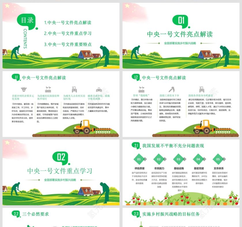 2019中央一号文件党课学习全面部署实施乡村振兴战略第2张