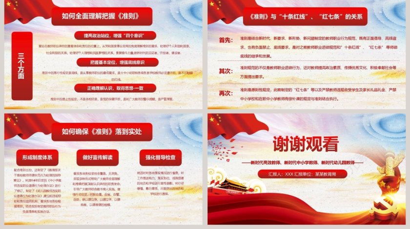 新时代教师职业行为十项准则ppt第5张