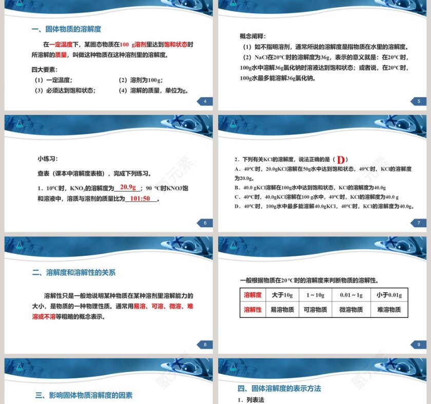 第二课时-溶解度教学ppt课件第2张