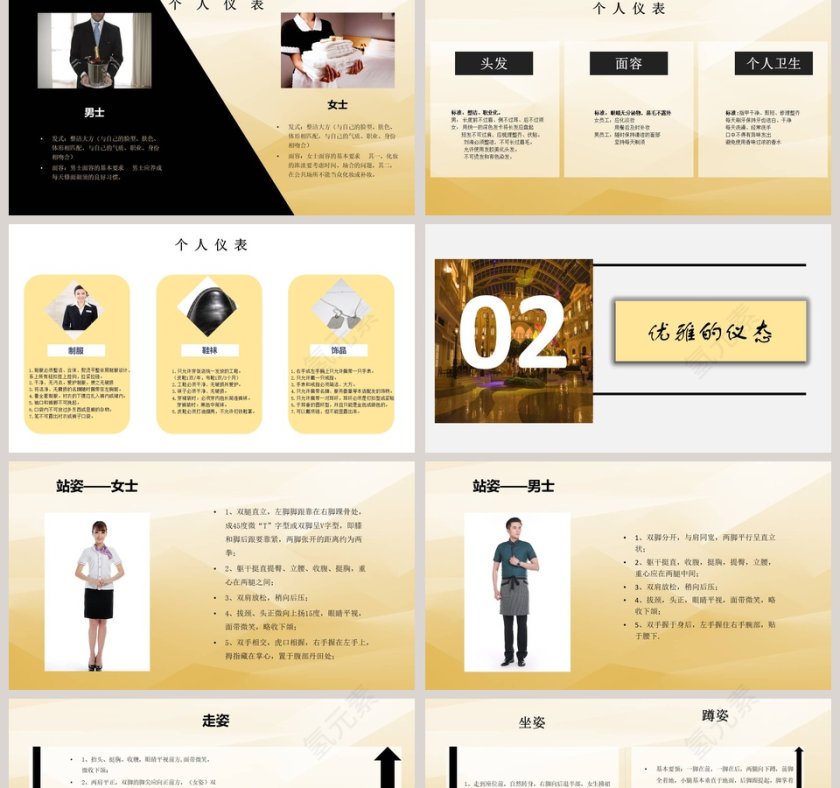 酒店礼仪培训商务礼仪PPT第2张