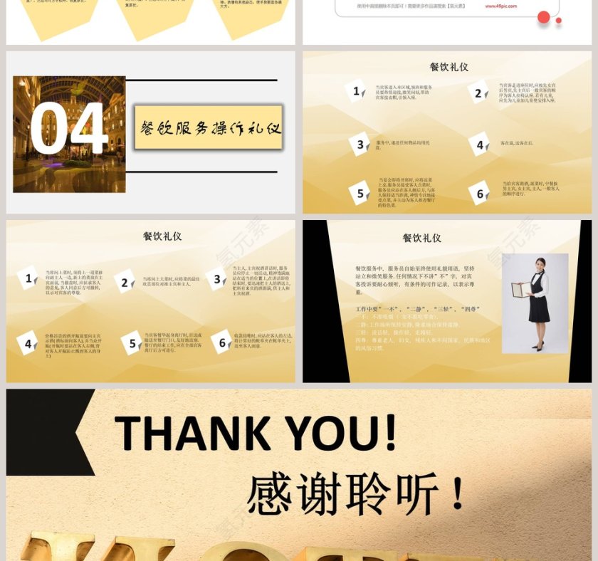酒店礼仪培训商务礼仪PPT第4张