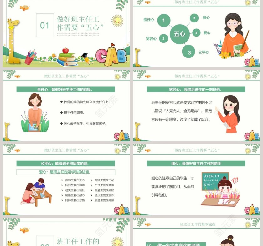 智慧的班主任班主任培训PPT模板第2张