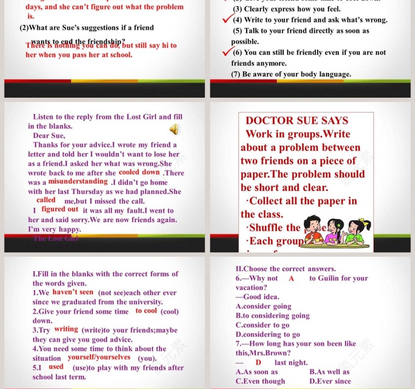 Unit 9  Communication-What Could Be Wrong教学ppt课件第5张