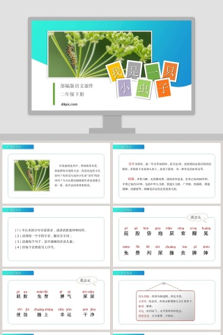 部编版二年级语文下册我是一只小虫子语文课件PPT