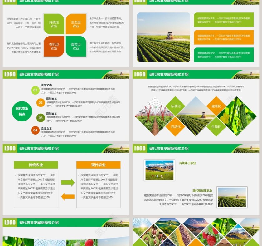 农业招商农产品宣传PPT模板第2张
