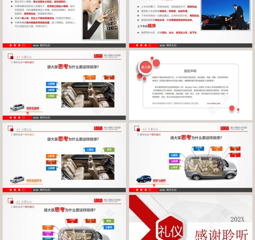 实用员工入职商务礼仪培训PPT课件第9张