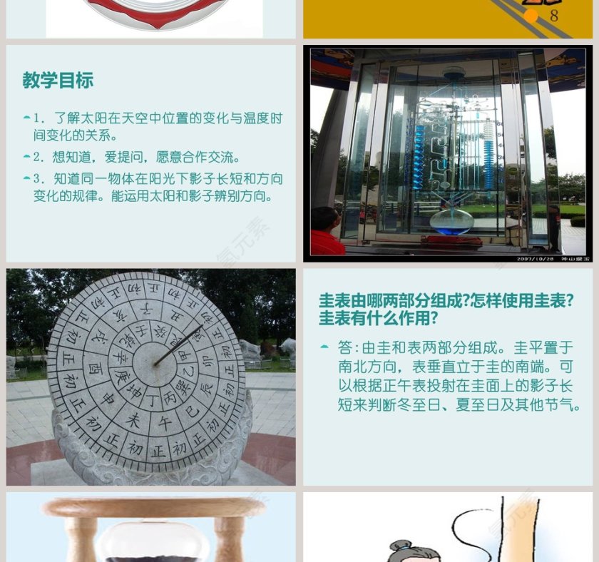 用太阳计时教学ppt课件第2张