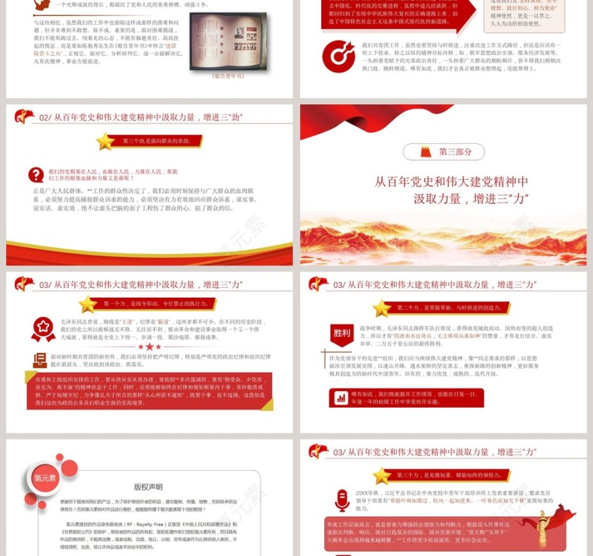 学习“七一”讲话精神增强“信、劲、力”专题党课PPT第3张