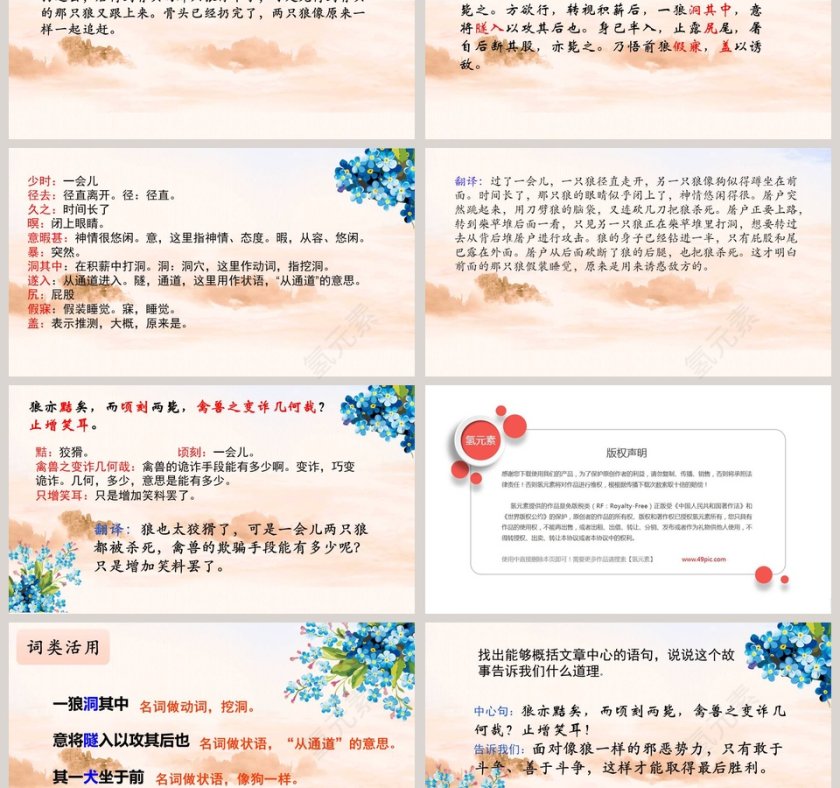 教学课件蒲松龄聊斋志异狼语文课件PPT第3张