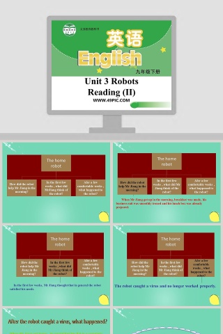 Unit 3 Robots-Reading II教学ppt课件