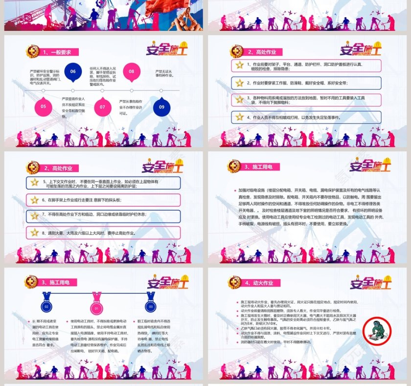 节后复工安全培训PPT模板第4张