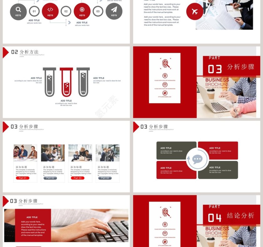 竞品分析分析步骤PPT模板第3张