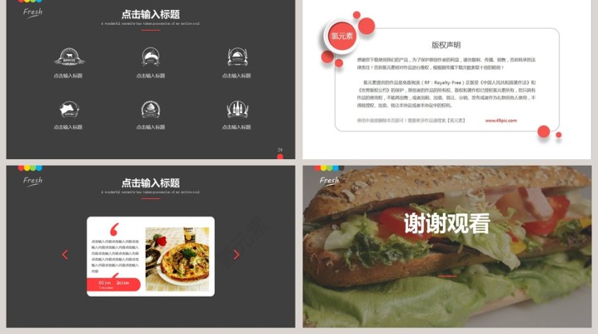 甜点店西餐厅厨师餐饮介绍第5张