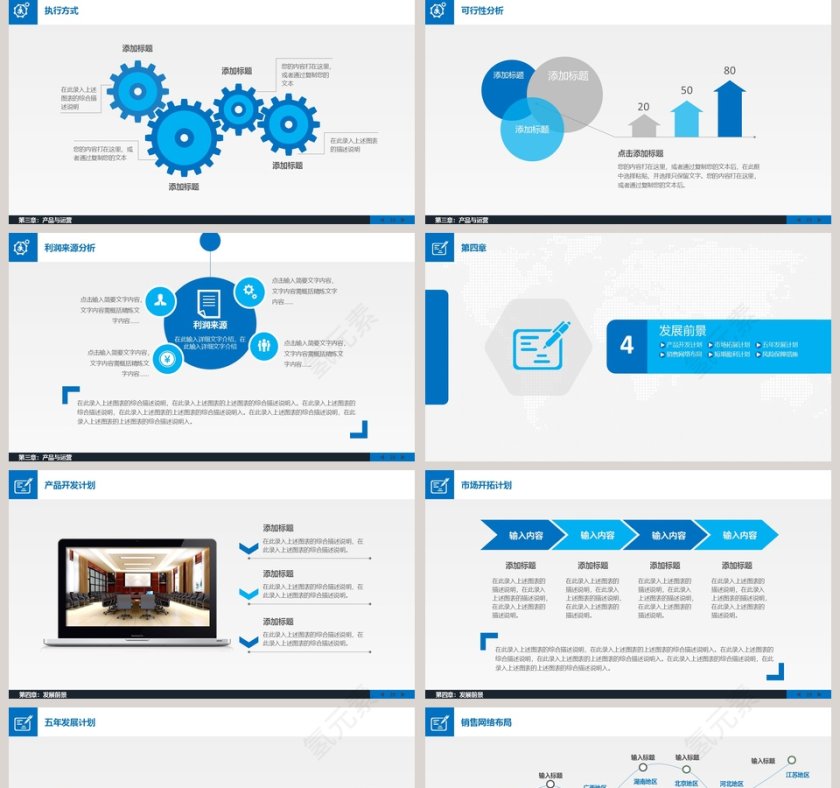 移动互联网项目创业融资商业计划书路演PPT模板   第5张