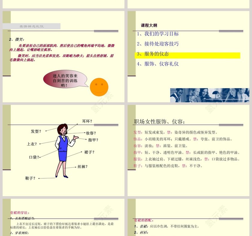礼仪培训社交技巧PPT模板第8张