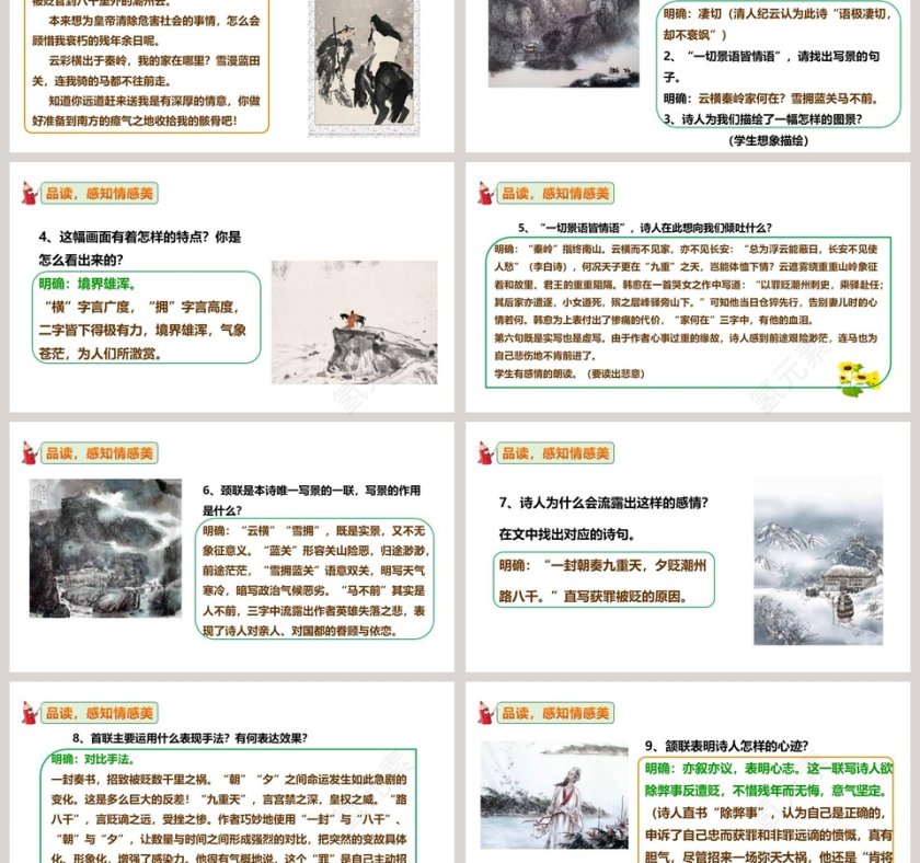 部编版九年级语文上册左迁至蓝关示侄孙湘语文课件PPT第3张