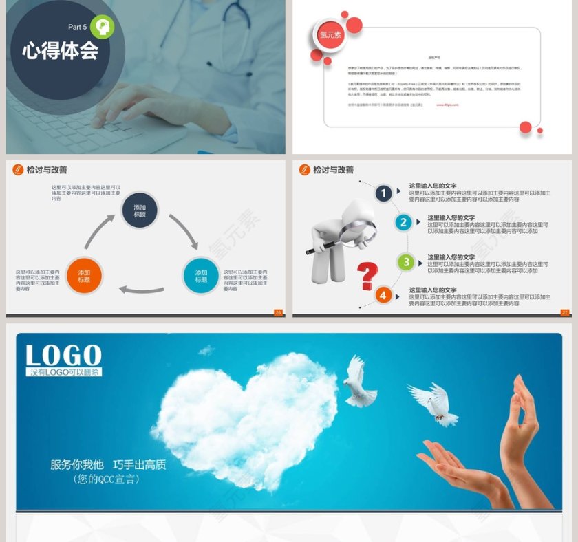 医疗卫生品管圈QCC医院医生护士PPT第5张