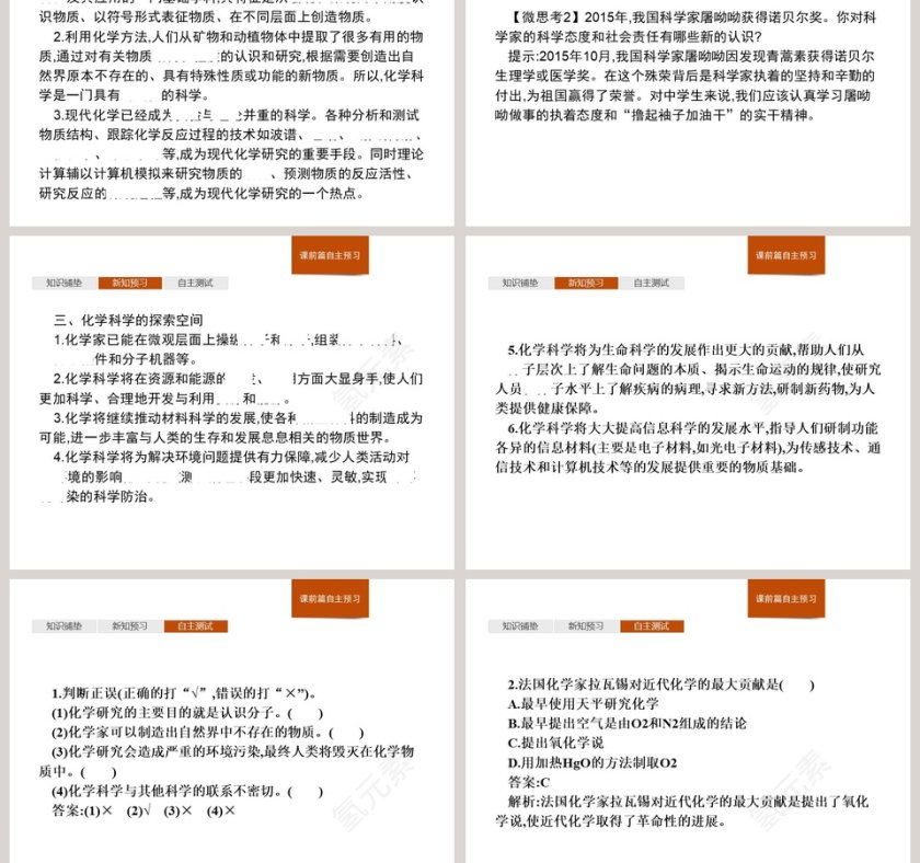 第1节走进化学科学-PPT模板第3张