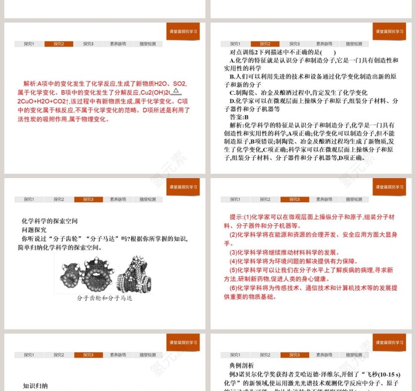 第1节走进化学科学-PPT模板第6张