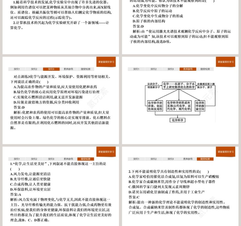 第1节走进化学科学-PPT模板第7张