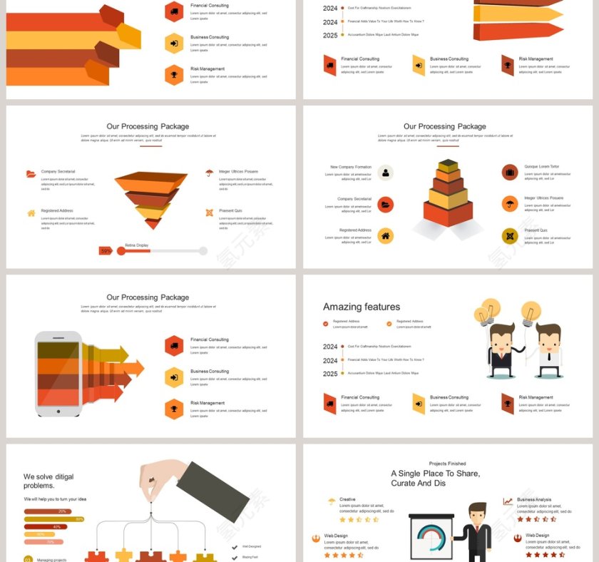金融房地产可视化图表集第3张
