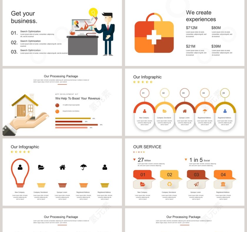金融房地产可视化图表集第5张