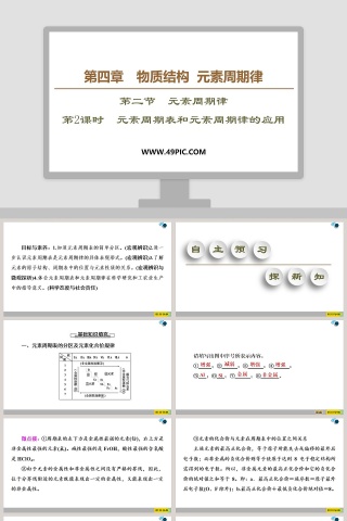 第四章物质结构  元素周期律-第二节元素周期律教学ppt课件