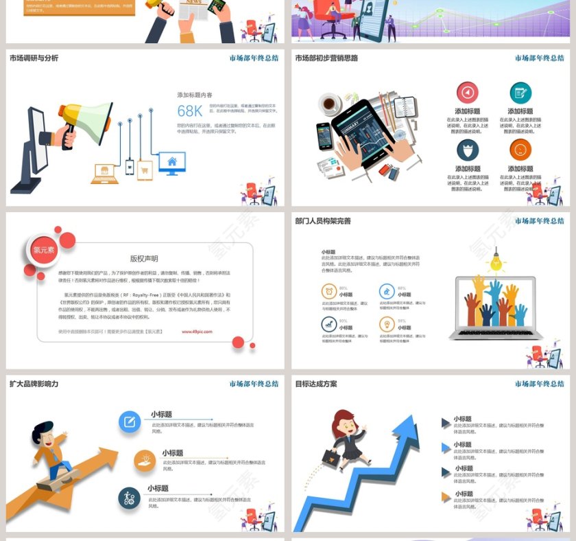 市场部年终总结ppt第4张