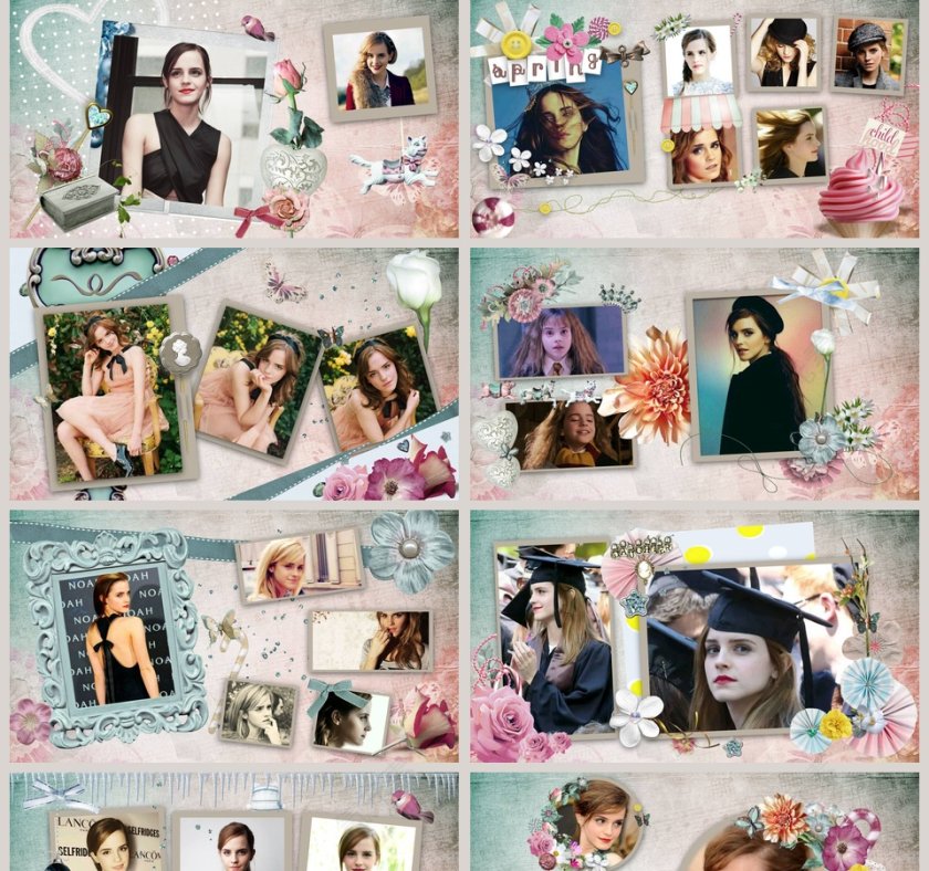 照片背景简约浪漫婚礼PPT模板第2张