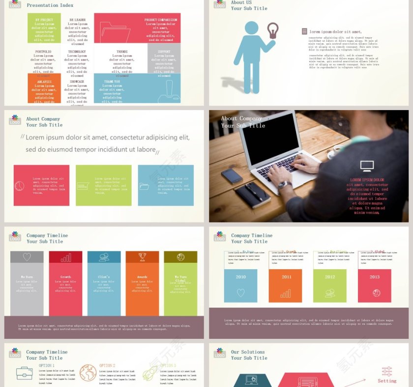 精美大气商业计划书PPT模板第2张