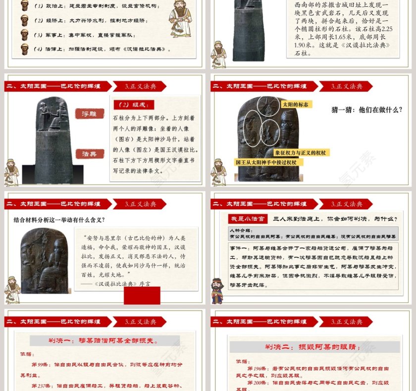 第2课 古代两河流域PPT模板使用指南第3张