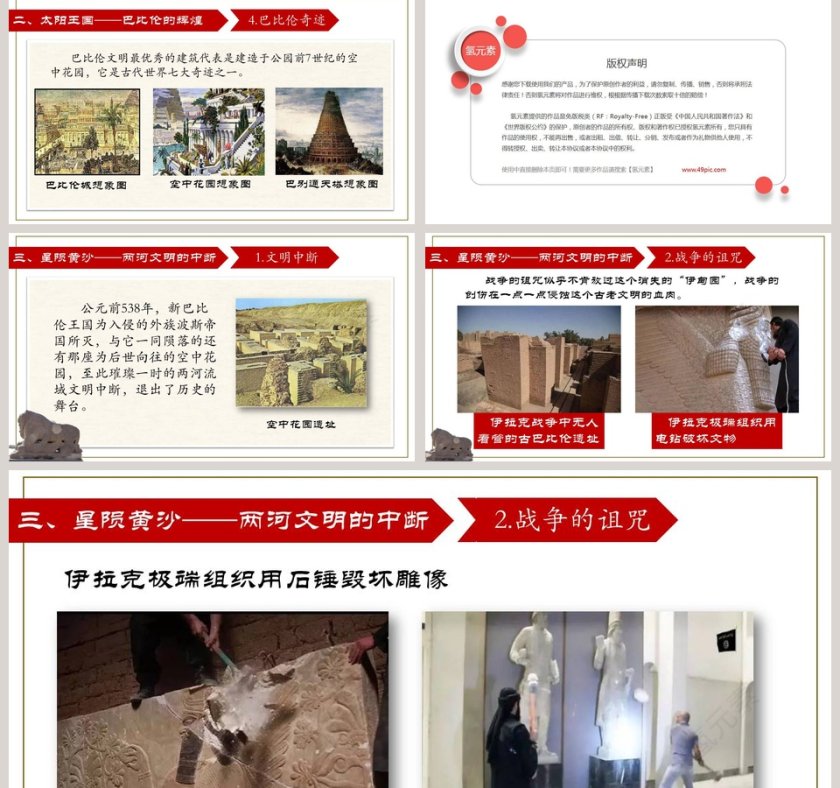 第2课 古代两河流域PPT模板使用指南第5张