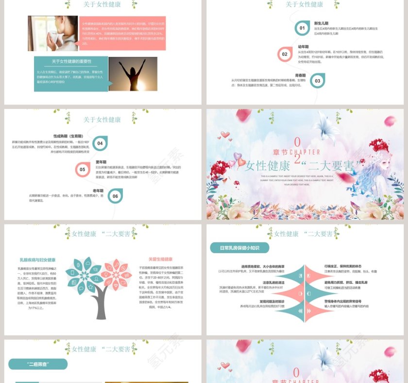 女性健康知识讲座ppt第2张