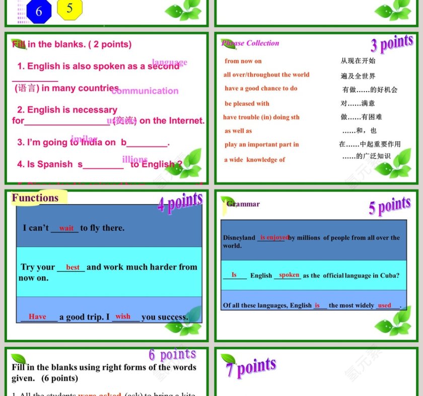 English is widely spoken throughout the world-Unit 3 Topic 1教学ppt课件第2张