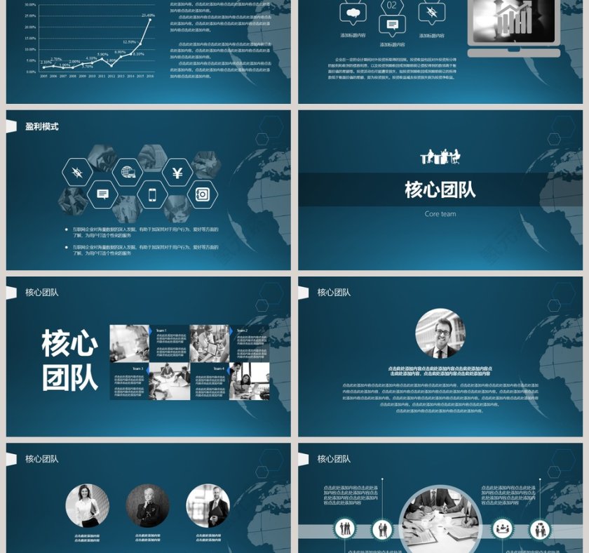 创业融资招商商业计划书PPT模板招商加盟PPT第6张