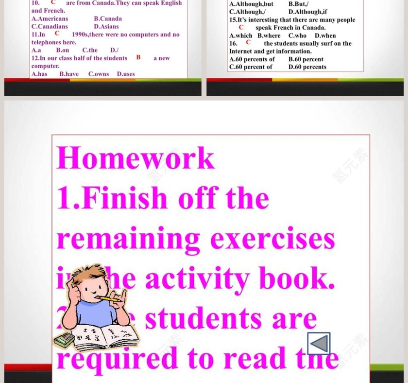 Unit 8 Culture Shapes Us PPT模板 - 教育培训行业文化塑造者第5张