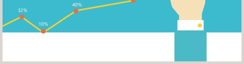 创意手势PPT折线图模板第2张