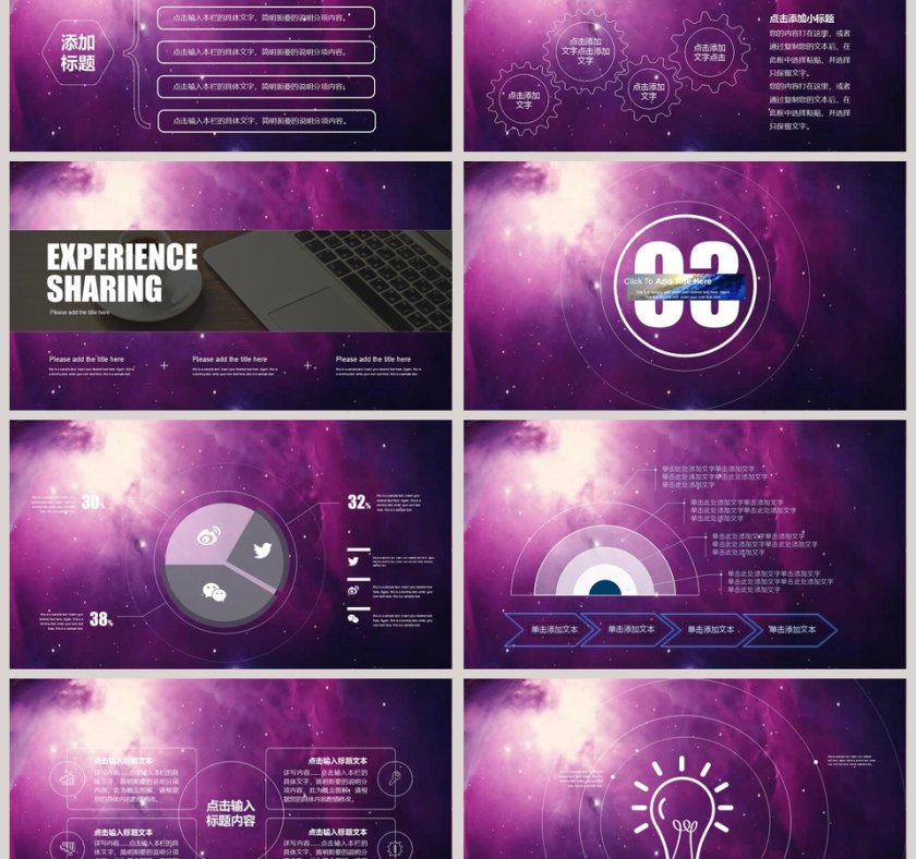 星空商务通用总结汇报ppt第3张