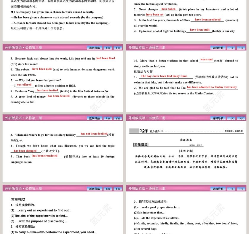Section Using language  Writing教学ppt课件第3张